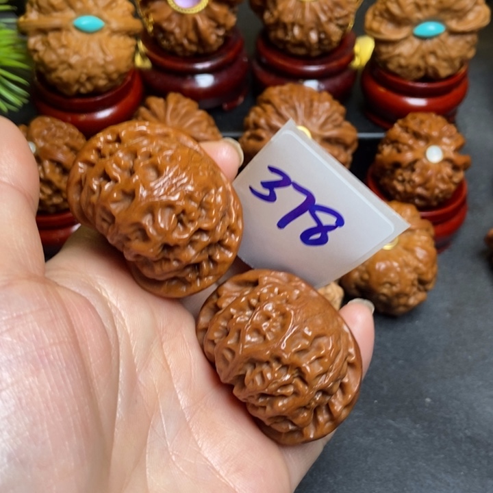 文玩核桃把件41宫灯378