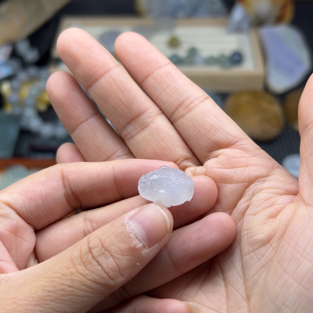 颈饰未镶嵌翡翠好****6金蟾