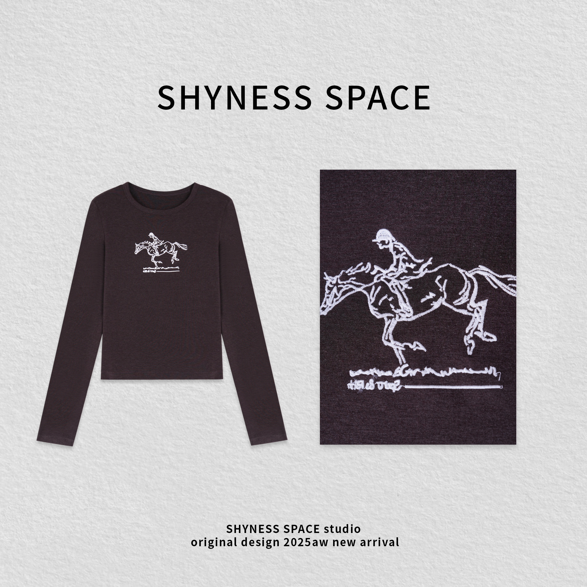 卡通动漫常规款轻熟风长袖T恤欧美情侣运动唐风美学HB595