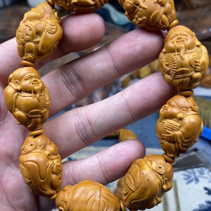 橄榄核手串/手链橄榄核雕工艺手串