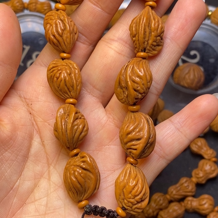 桃核吊坠秦岭龙纹桃核14