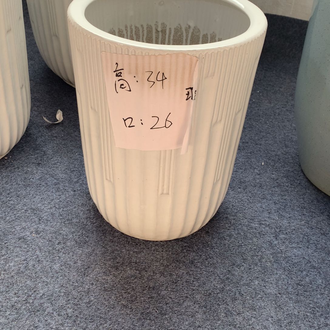 高温陶瓷花盆微瑕