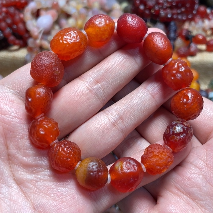 玛瑙/玉髓合金手链