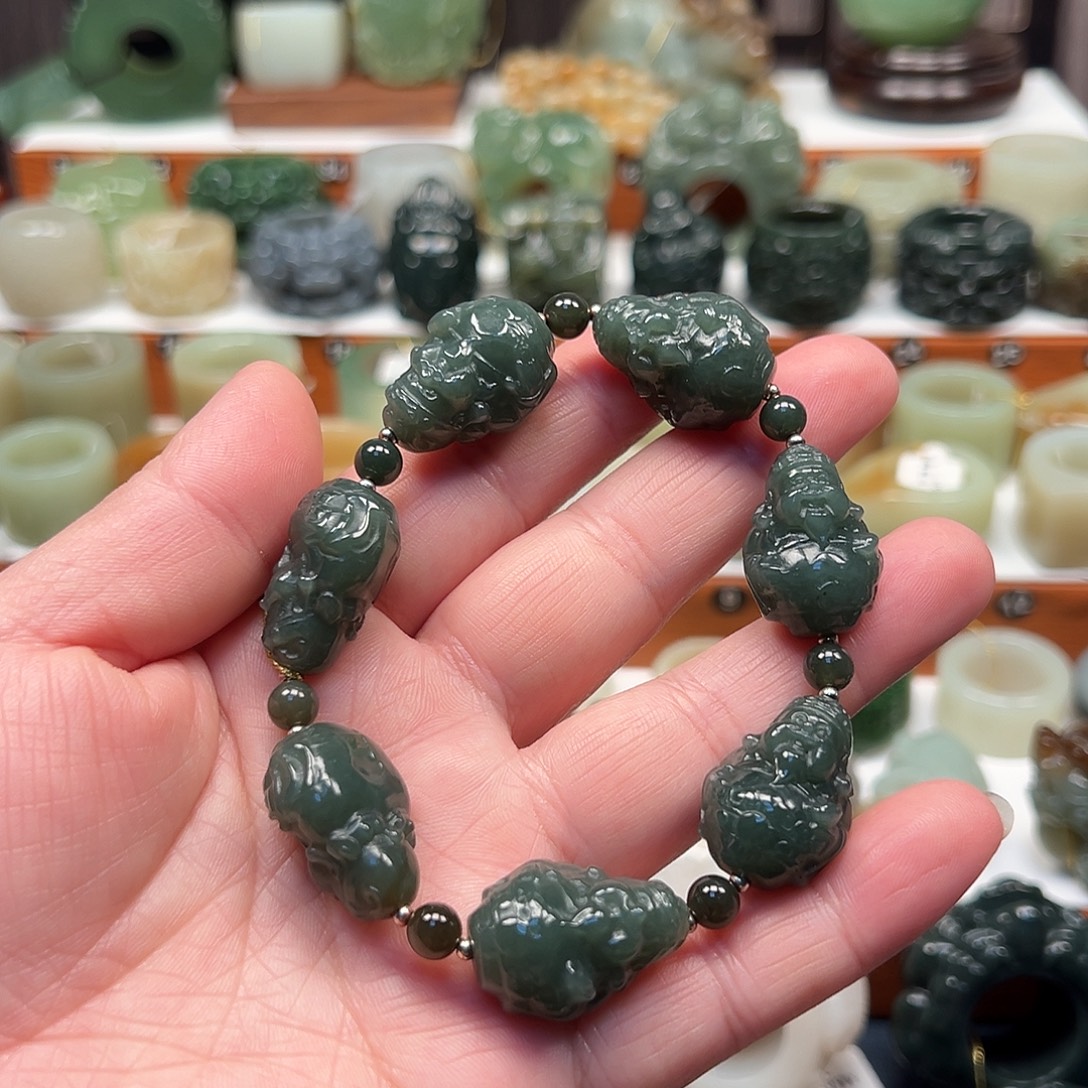 和田玉（糖玉）未镶嵌手链