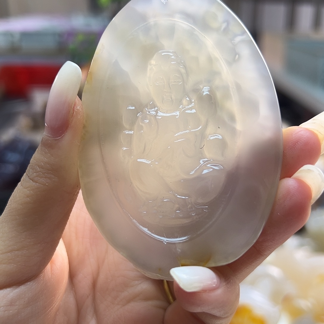 玛瑙/玉髓未镶嵌吊坠(不含链)