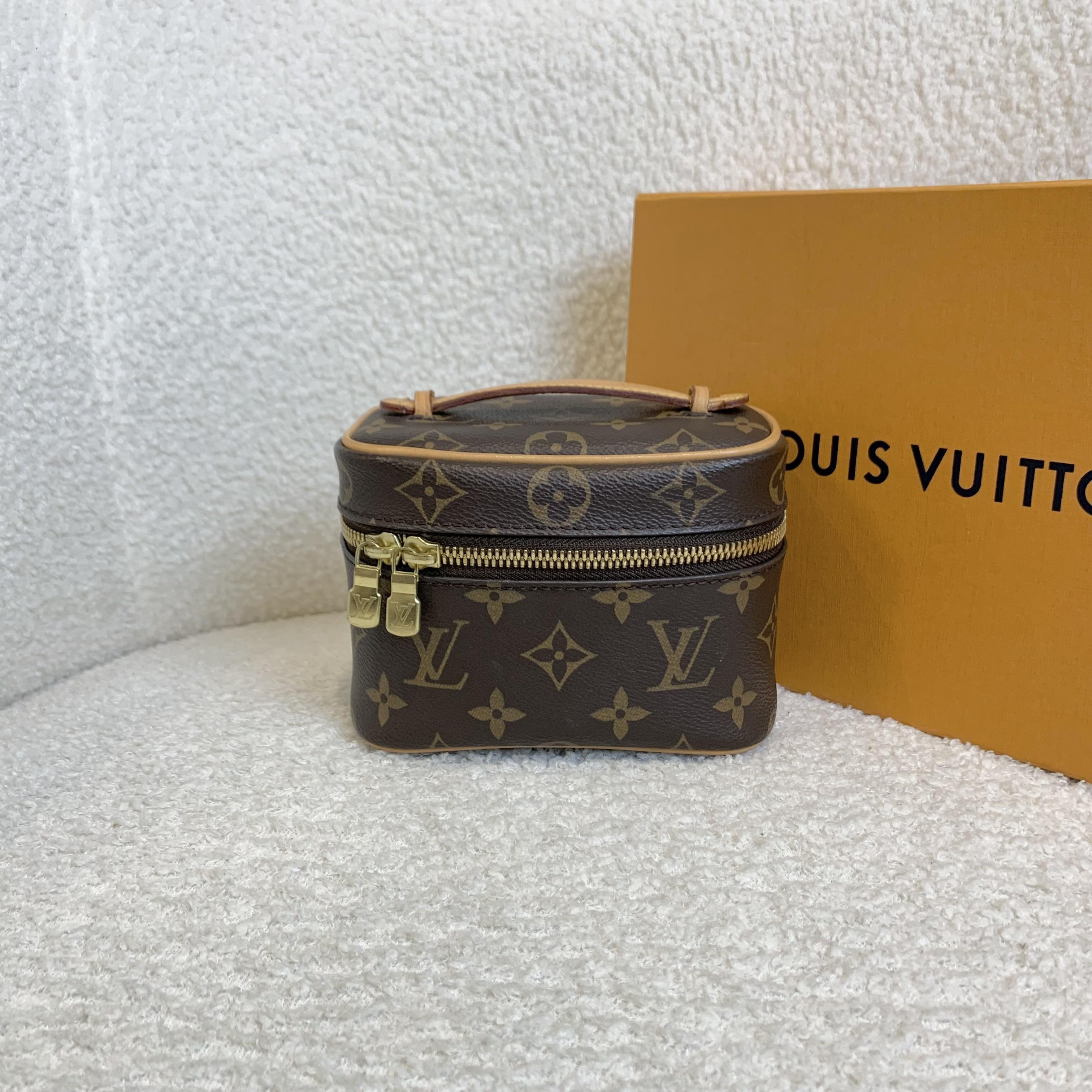 95新 LouisVuitton/路易威登 壹臻/老花nice nano手提包79874662
