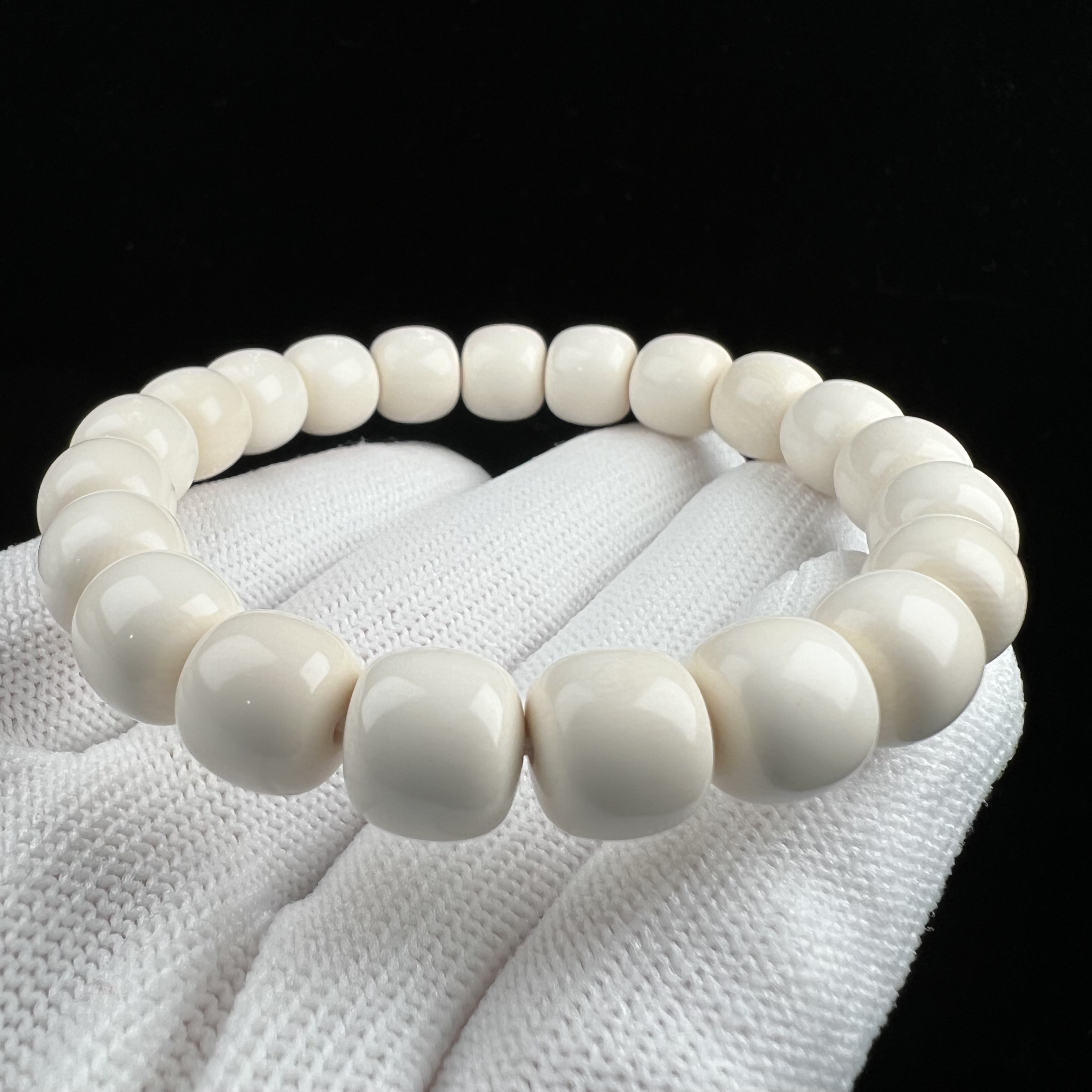 Q1065天然猛犸牙手串 9.5*9mm支持鉴定 假一罚四