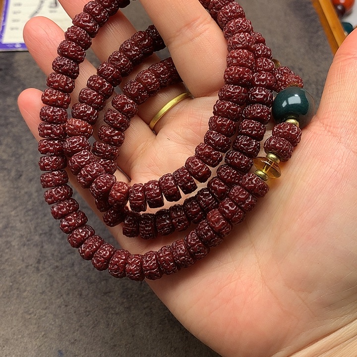 清***爱金刚菩提吊坠多圈