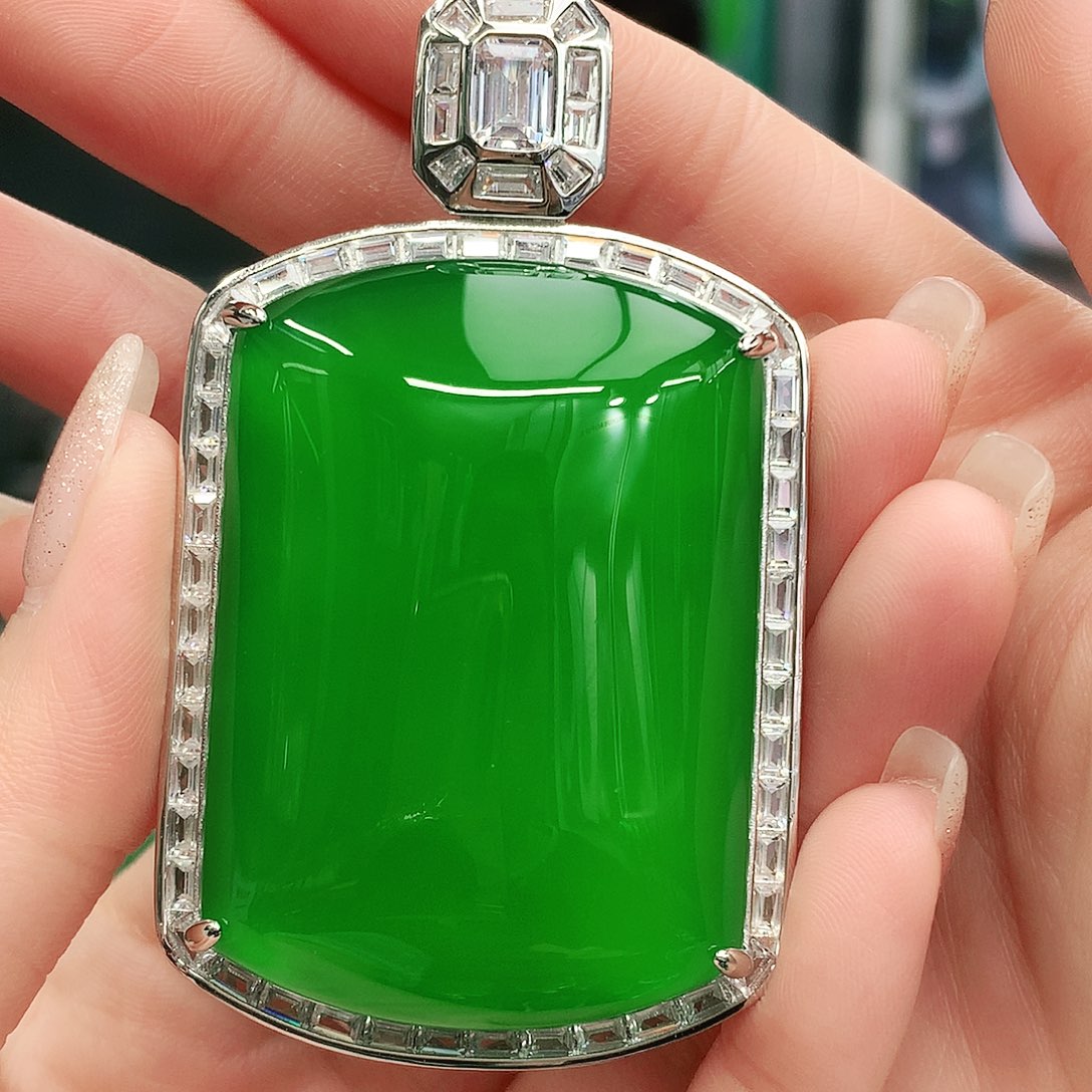 银S925镶嵌吊坠玛瑙/玉髓