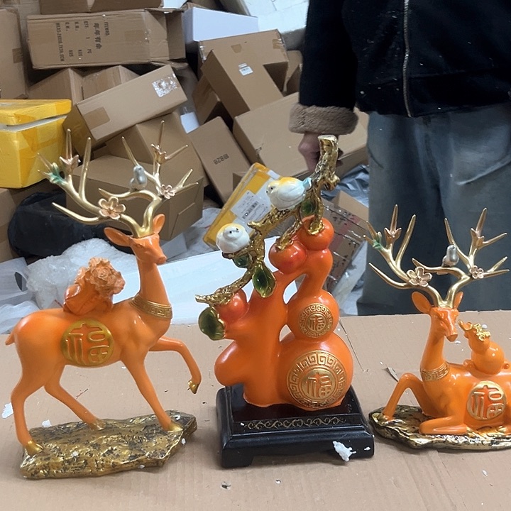 红陶树脂材质花花瓶瓶罐罐等等26