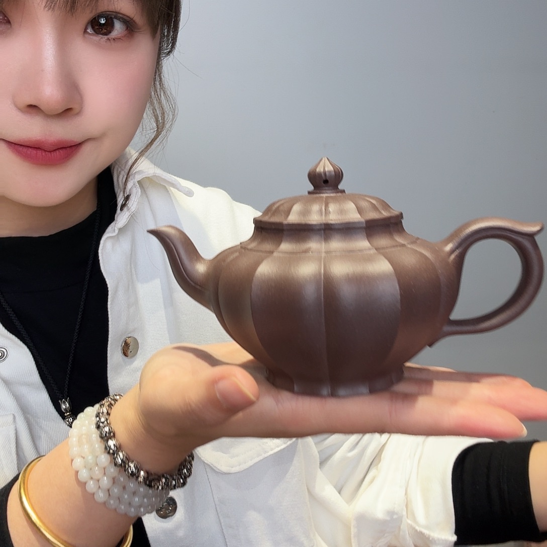 茶壶紫砂筋纹笑樱230cc……