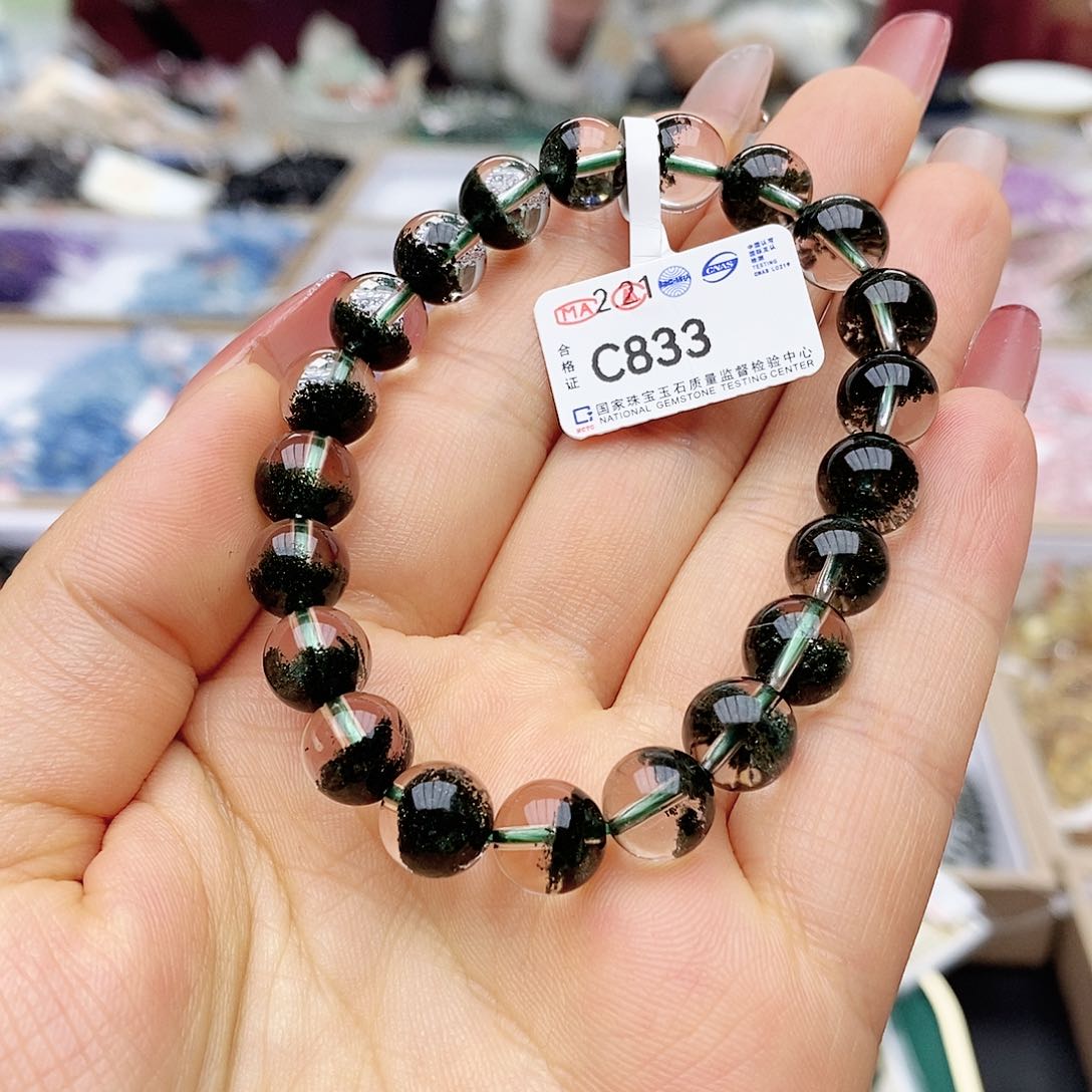 水晶手链未镶嵌7****7C833聚宝盆9m