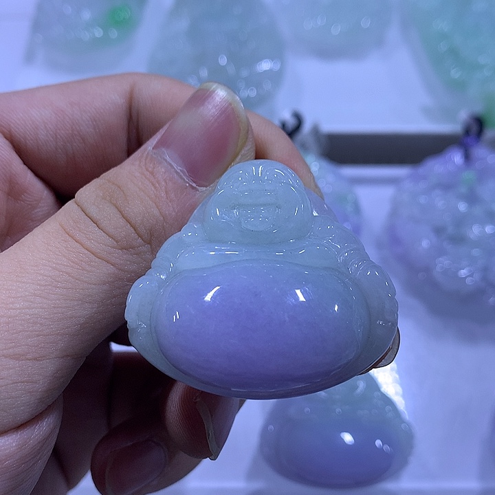 翡翠未镶嵌颈饰天然翡翠A货吊坠