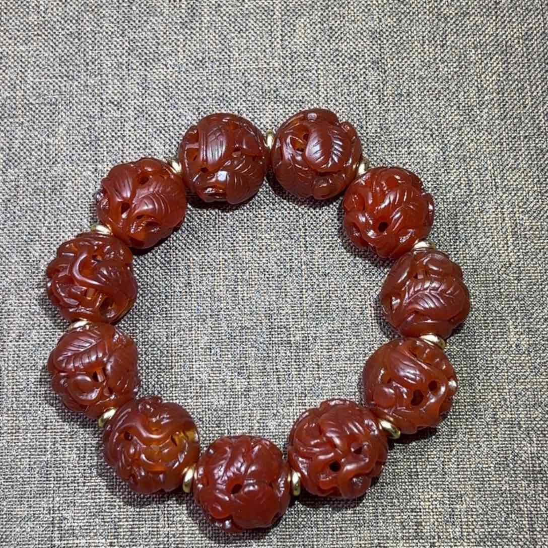 玛瑙/玉髓手串未镶嵌