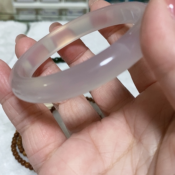桃核手串白月光手镯54.5
