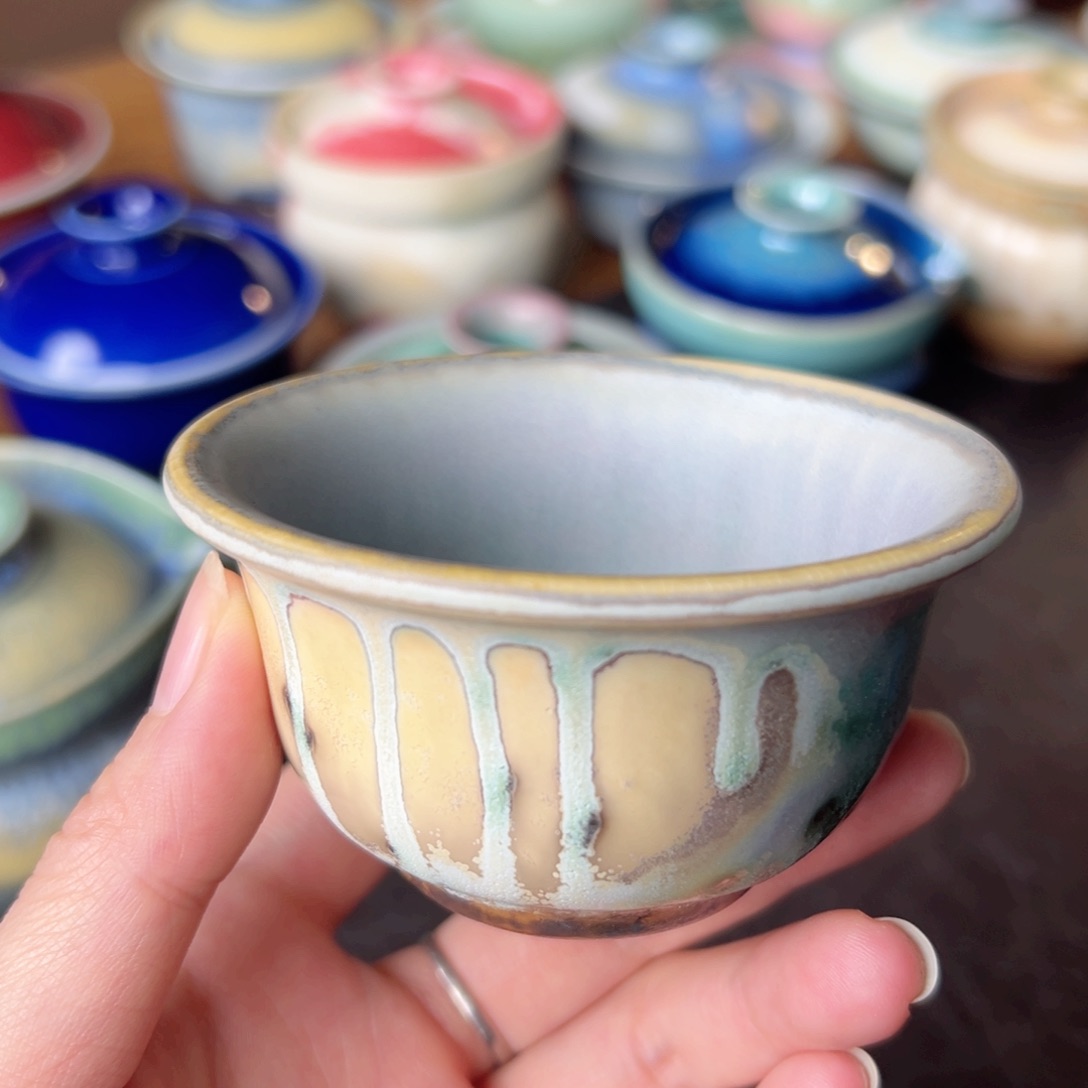 杯青現纯手工制作工艺柴烧