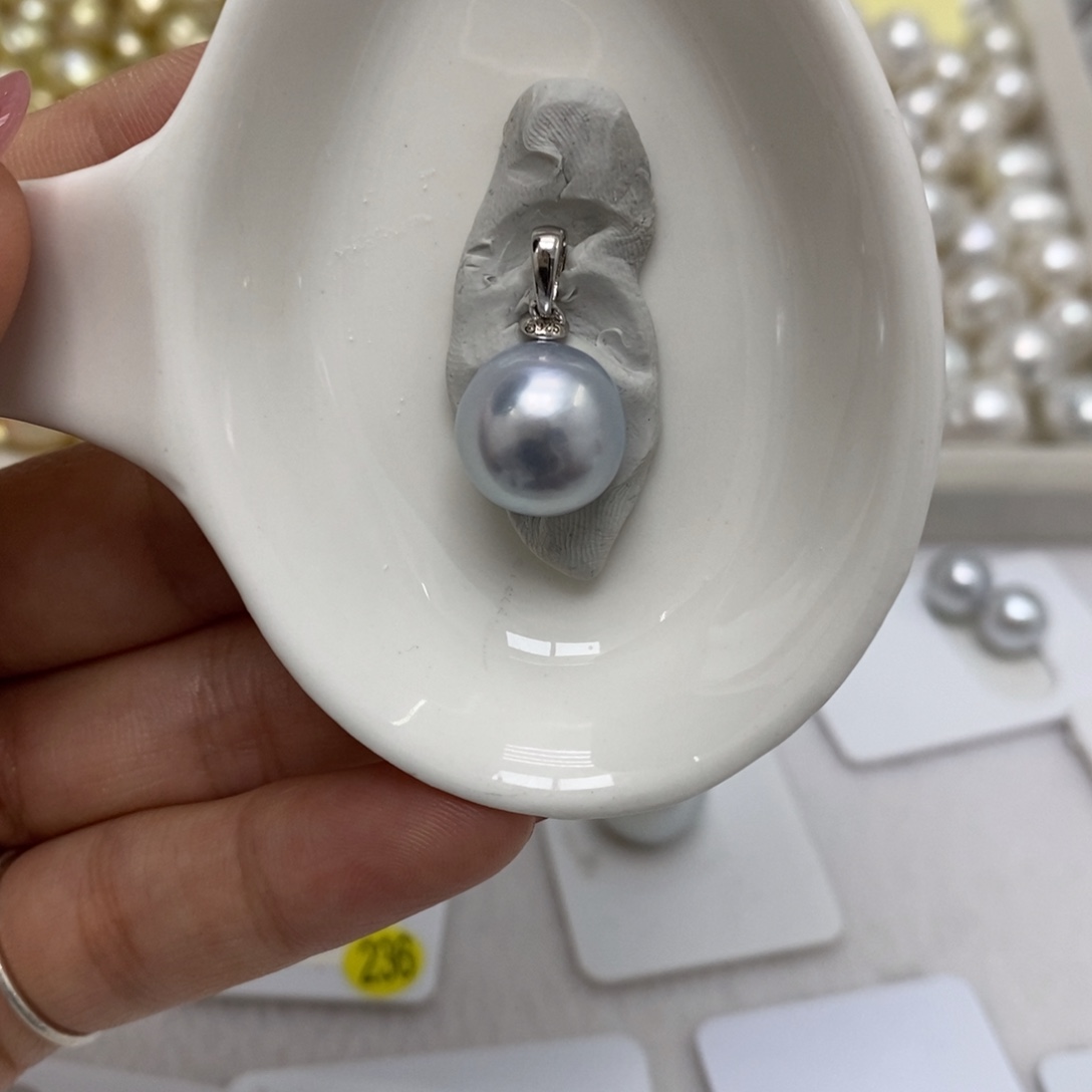 未镶嵌裸珠海水珍珠12.3