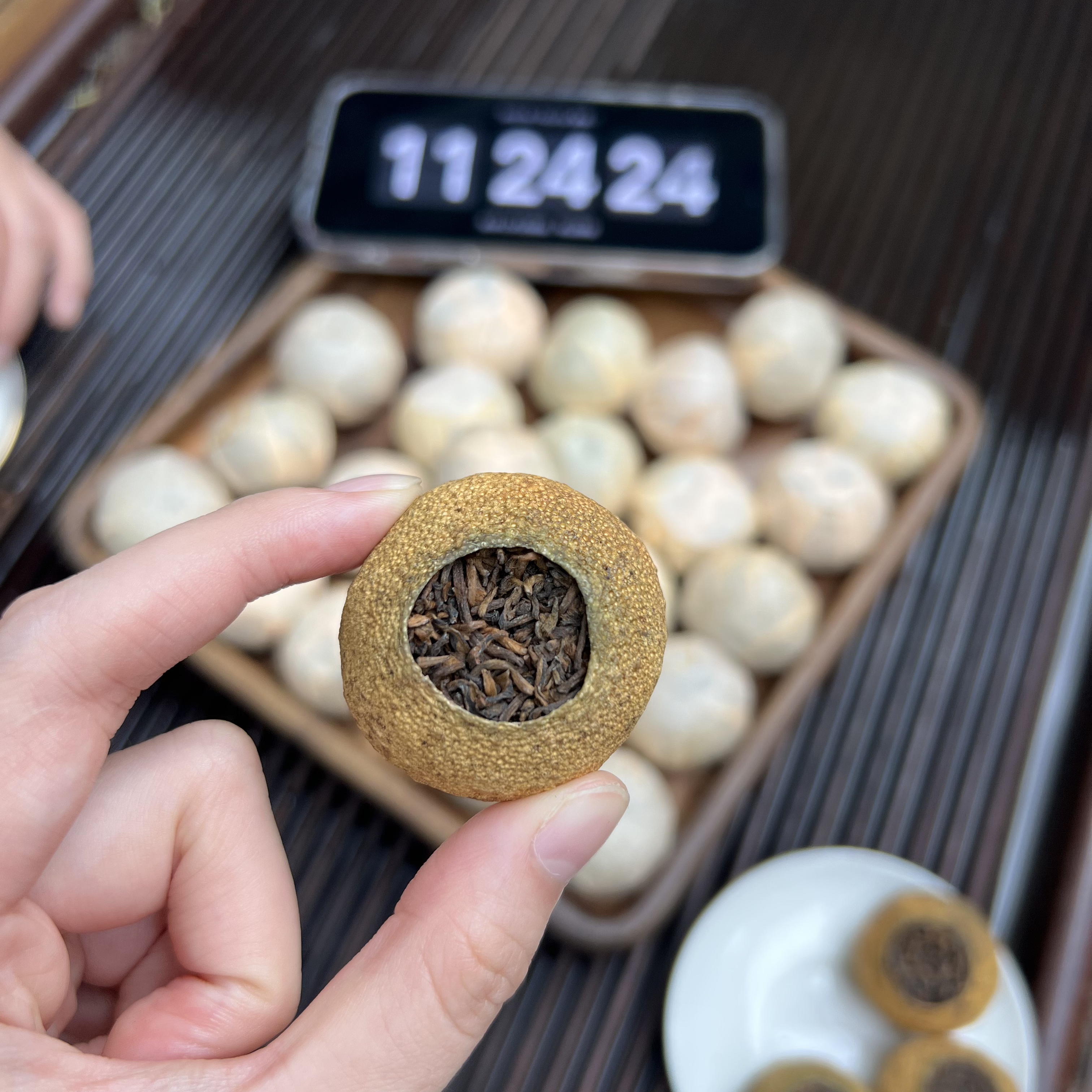 新会小青柑  小鹿收茶 新会柑普 熟普里料 7月21