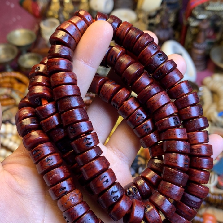 星月菩提吊坠藏传喜马拉雅艺术品