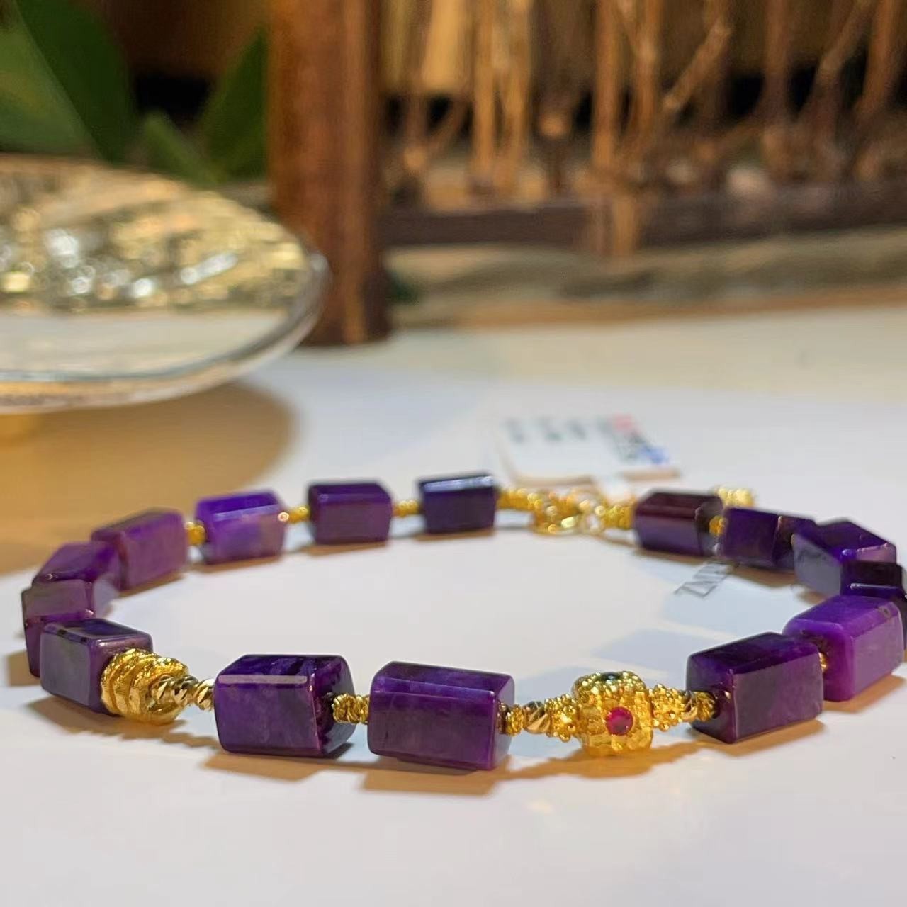 舒俱来高阶帝王紫18k手链/4mm/AZB1961/16cm