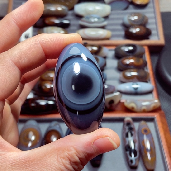 玛瑙/玉髓珠宝奇石未镶嵌双***蛋