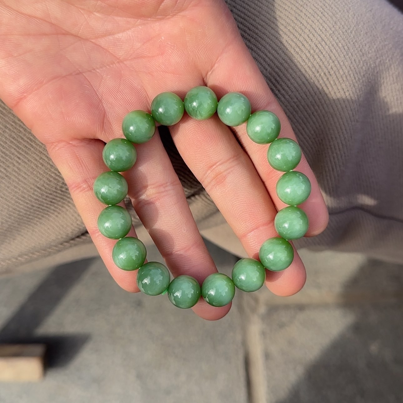 【闪购商品】和田玉手串未镶嵌猫眼手串