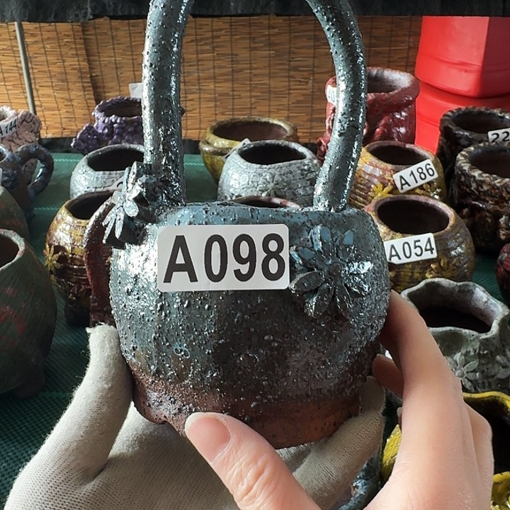 内口7高8粗陶手工