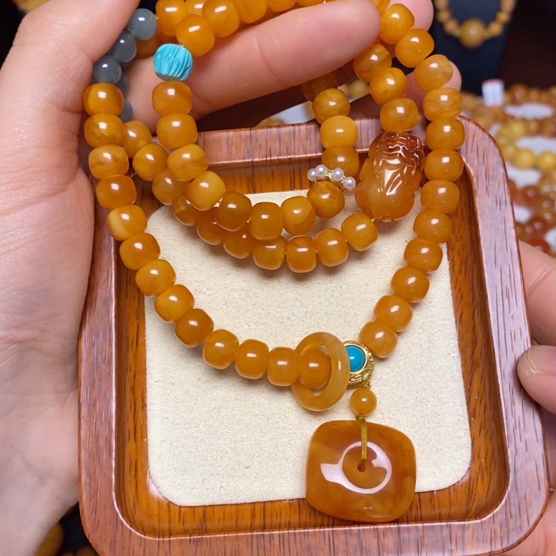 【闪购商品】未镶嵌蜜蜡手链手串