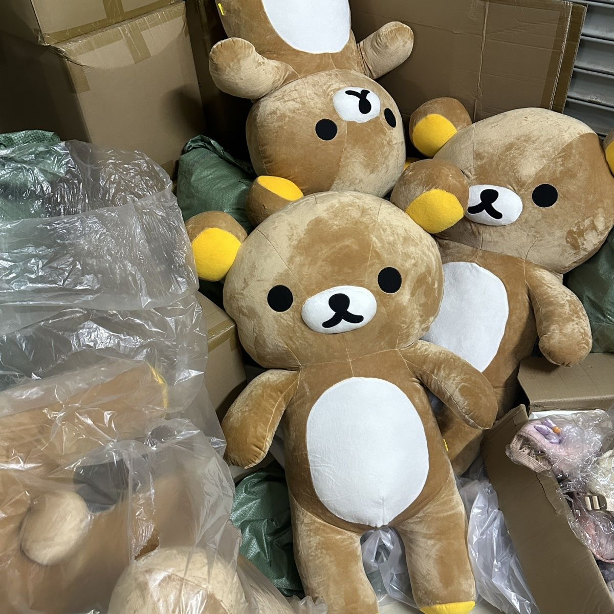轻松毛绒玩具公仔1.1m小熊玩偶睡觉安抚生日礼物餐具周边抱