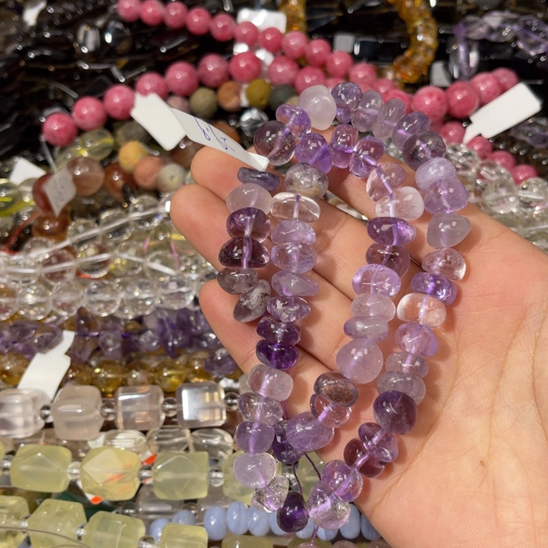 珠宝半成品紫晶银S925镶嵌紫水晶