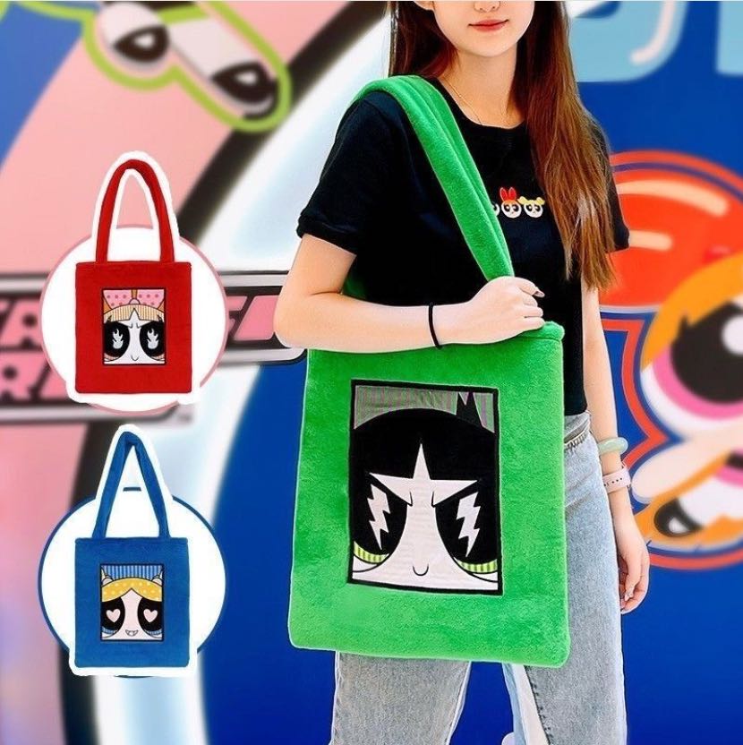 HK139刀！飞天小女警联名款！这毛绒包把“可爱+实用”焊在身上了