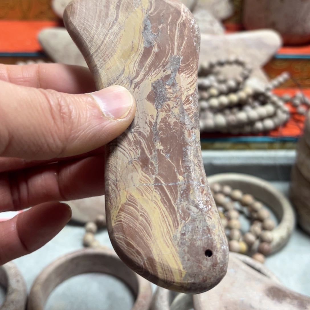 砭石扁鹊石养生石