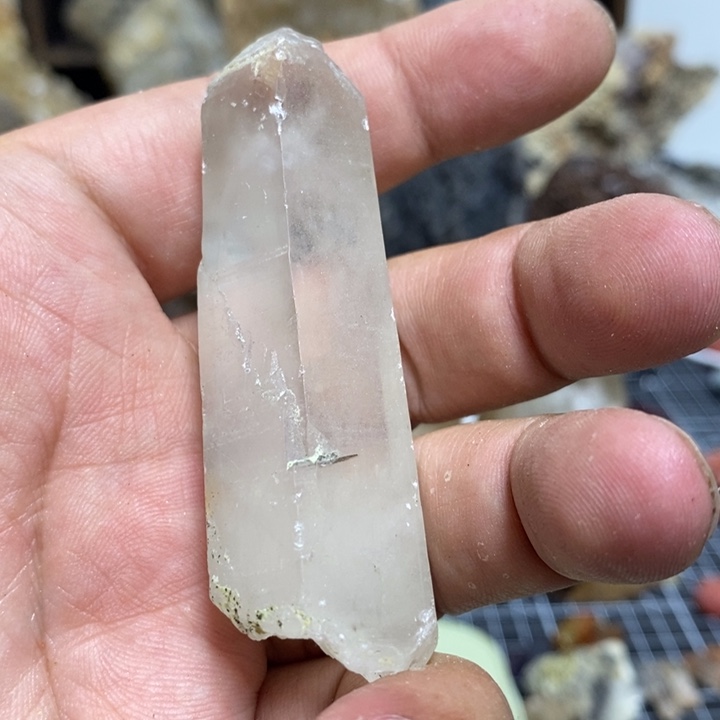 水晶水晶柱未镶嵌