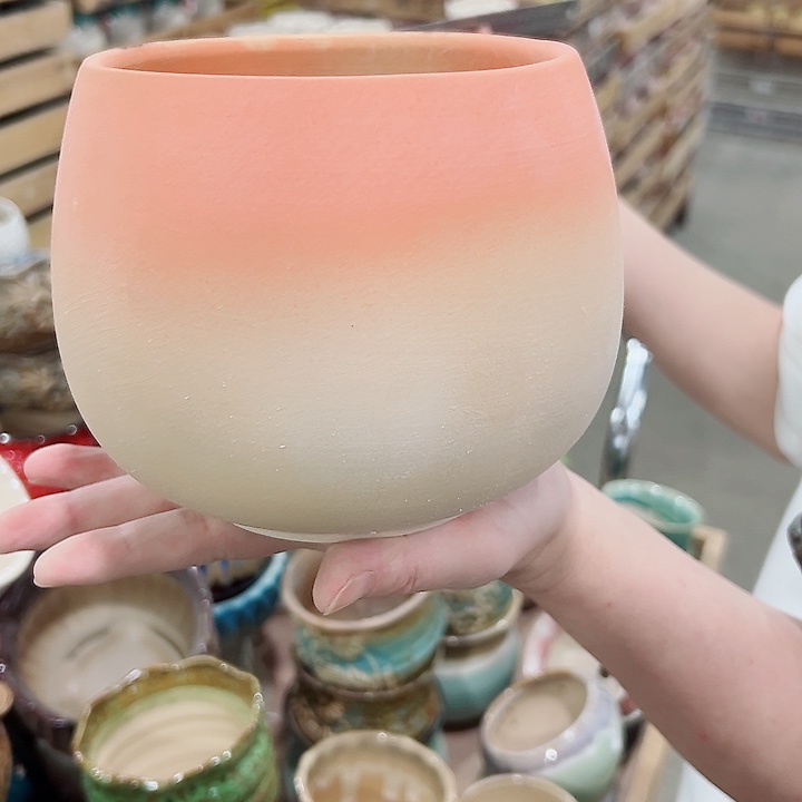 有孔.凑满10元发货多肉陶瓷花盆！