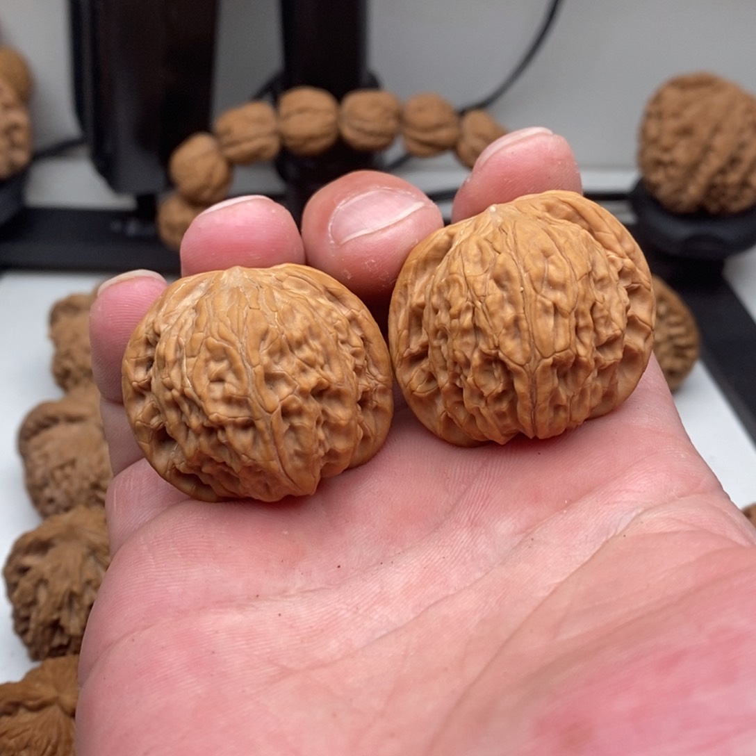 文玩核桃吊坠磨盘38+