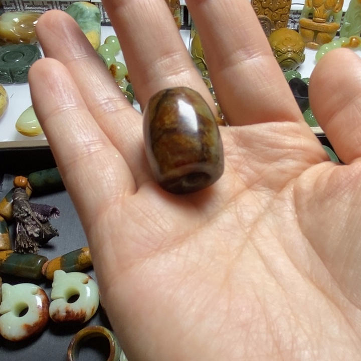 知***心岫岩河磨玉（透闪石质玉）未镶嵌珠宝奇石