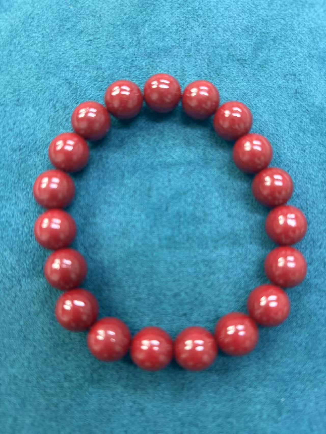 手链 琪琪甄选红圆珠手串30