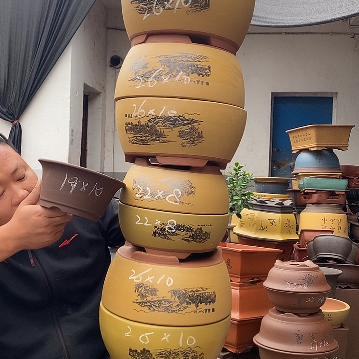 花盆紫砂宜兴紫砂