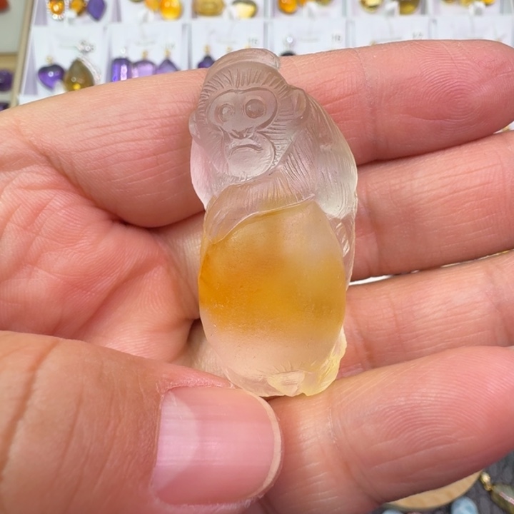 水晶颈饰未镶嵌吊坠