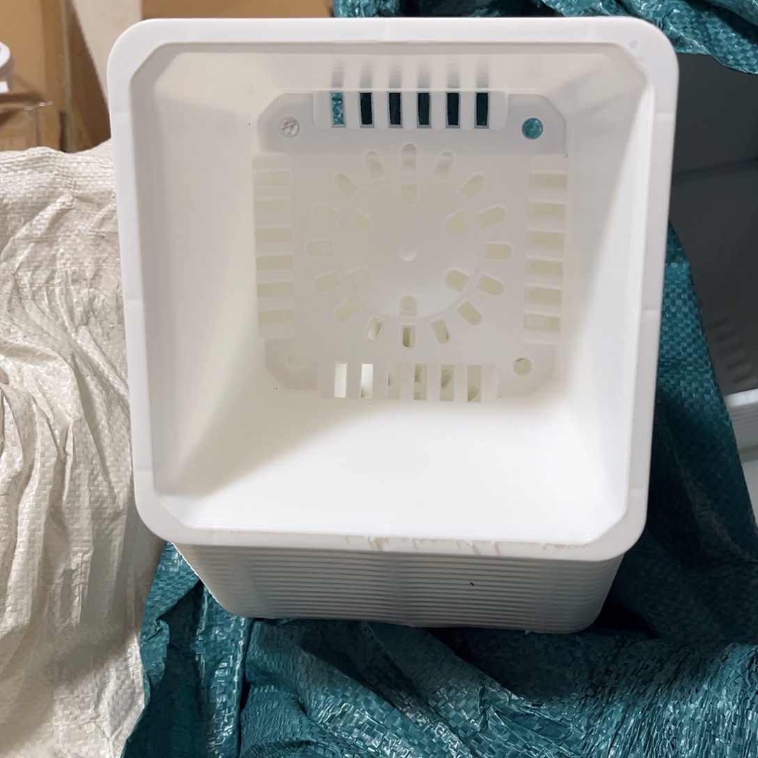 中厚口15高10白盆20个无托