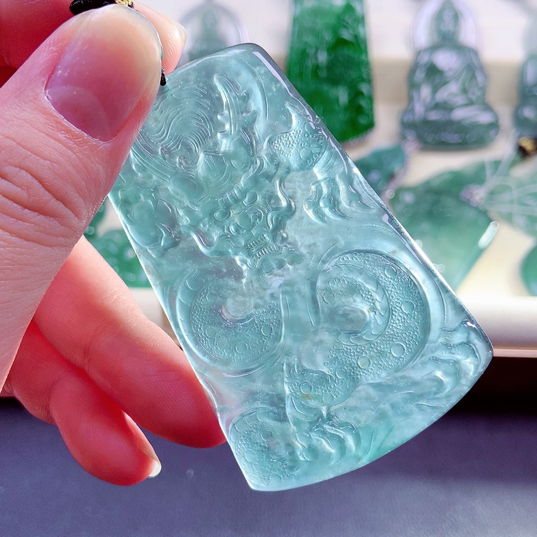 【闪购商品】翡翠未镶嵌颈饰天然