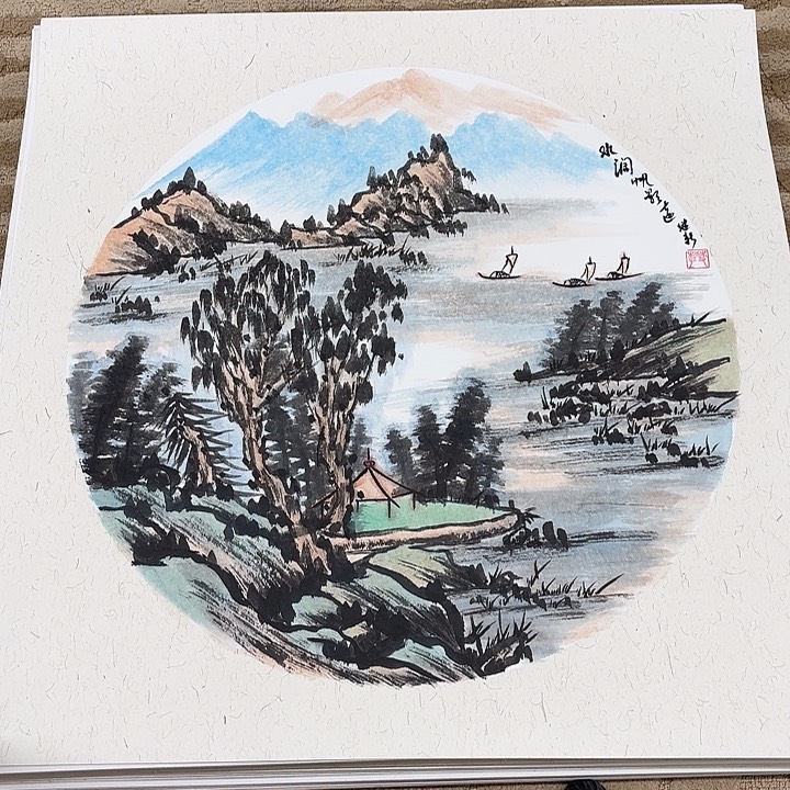 国画花鸟等多种鸟类和动物50.50