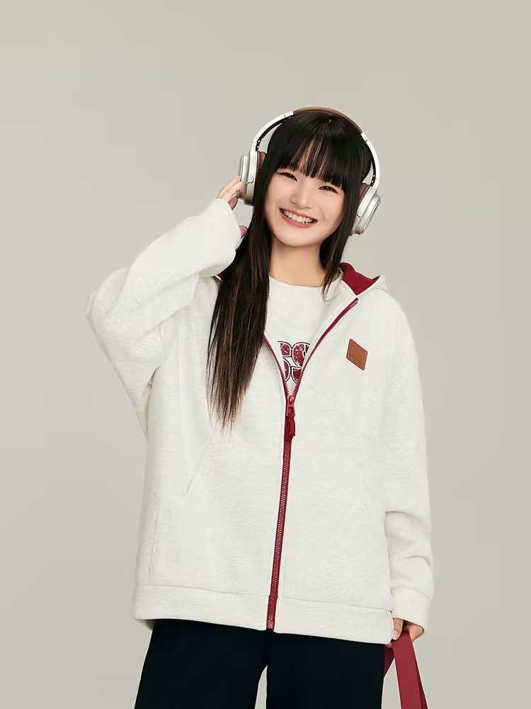 快鱼冬季女士卫衣外套I5022