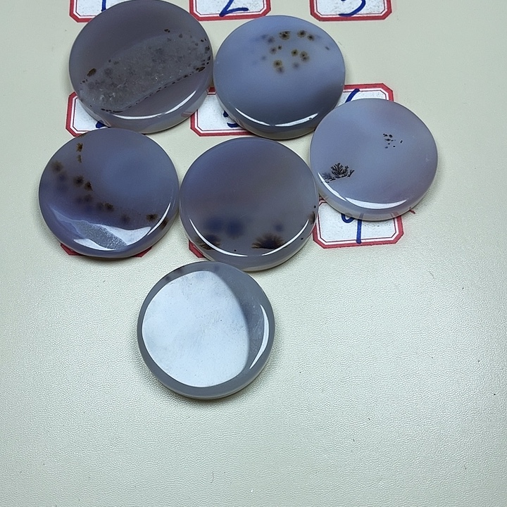 ****槿玛瑙/玉髓未镶嵌颈饰