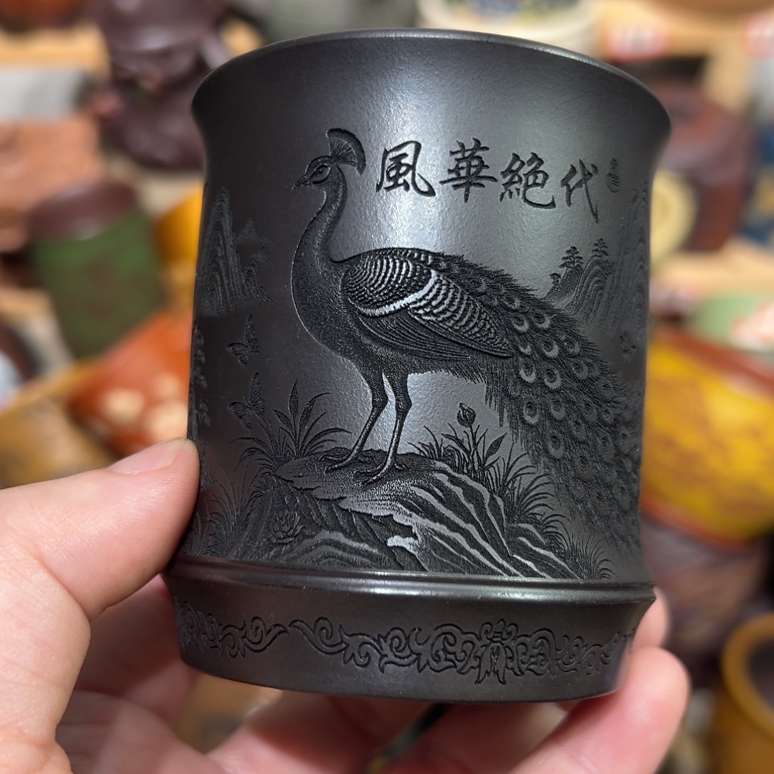茶杯紫砂宜兴紫砂主人杯