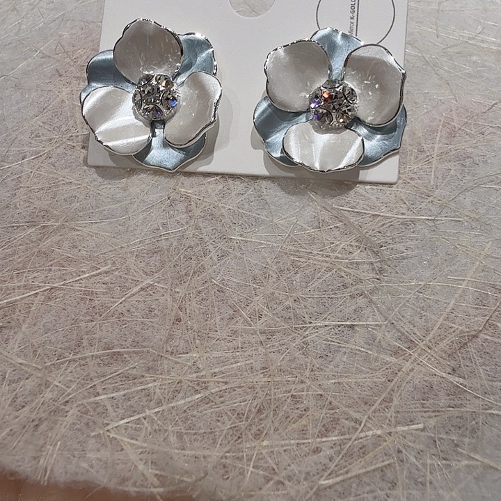 三醋酯纤维千金风耳饰百搭款