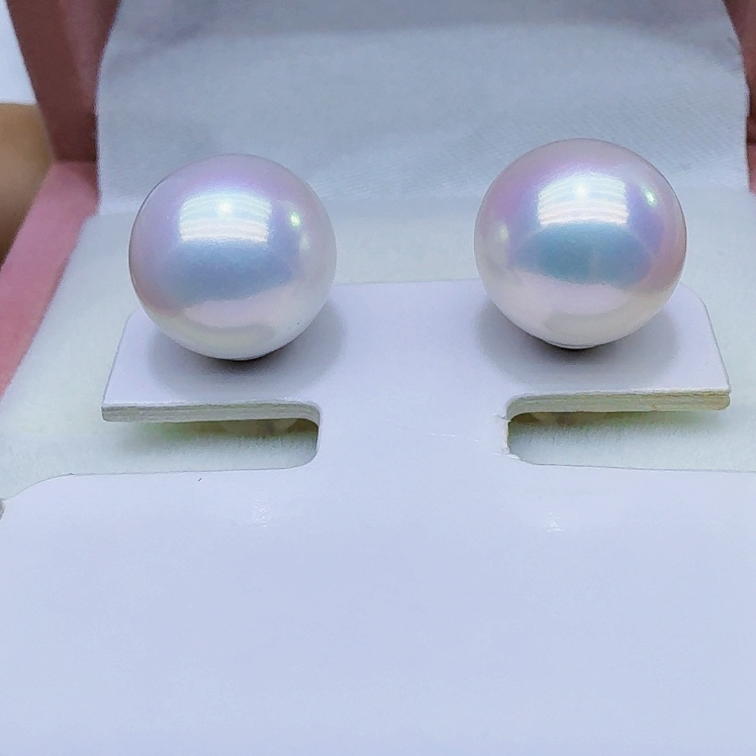 银S925镶嵌颈饰淡水珍珠11.1mm