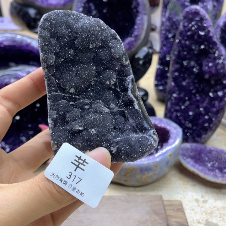 未镶嵌珠宝半成品紫晶