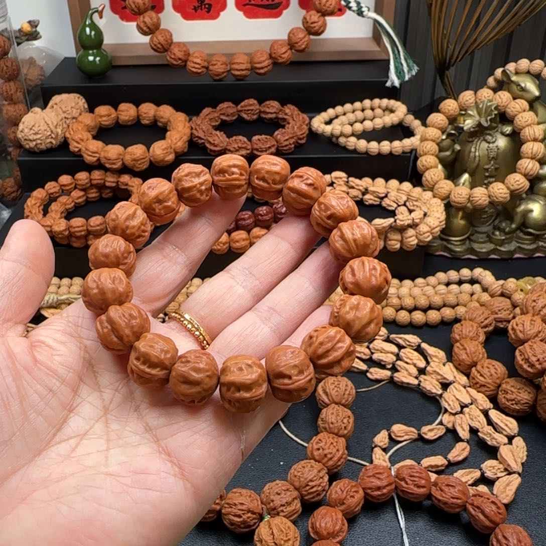 野***尘吊坠文玩核桃核桃手串