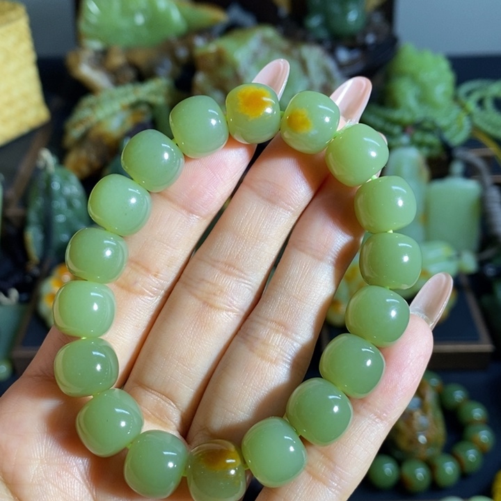 和田玉套链未镶嵌小*姐